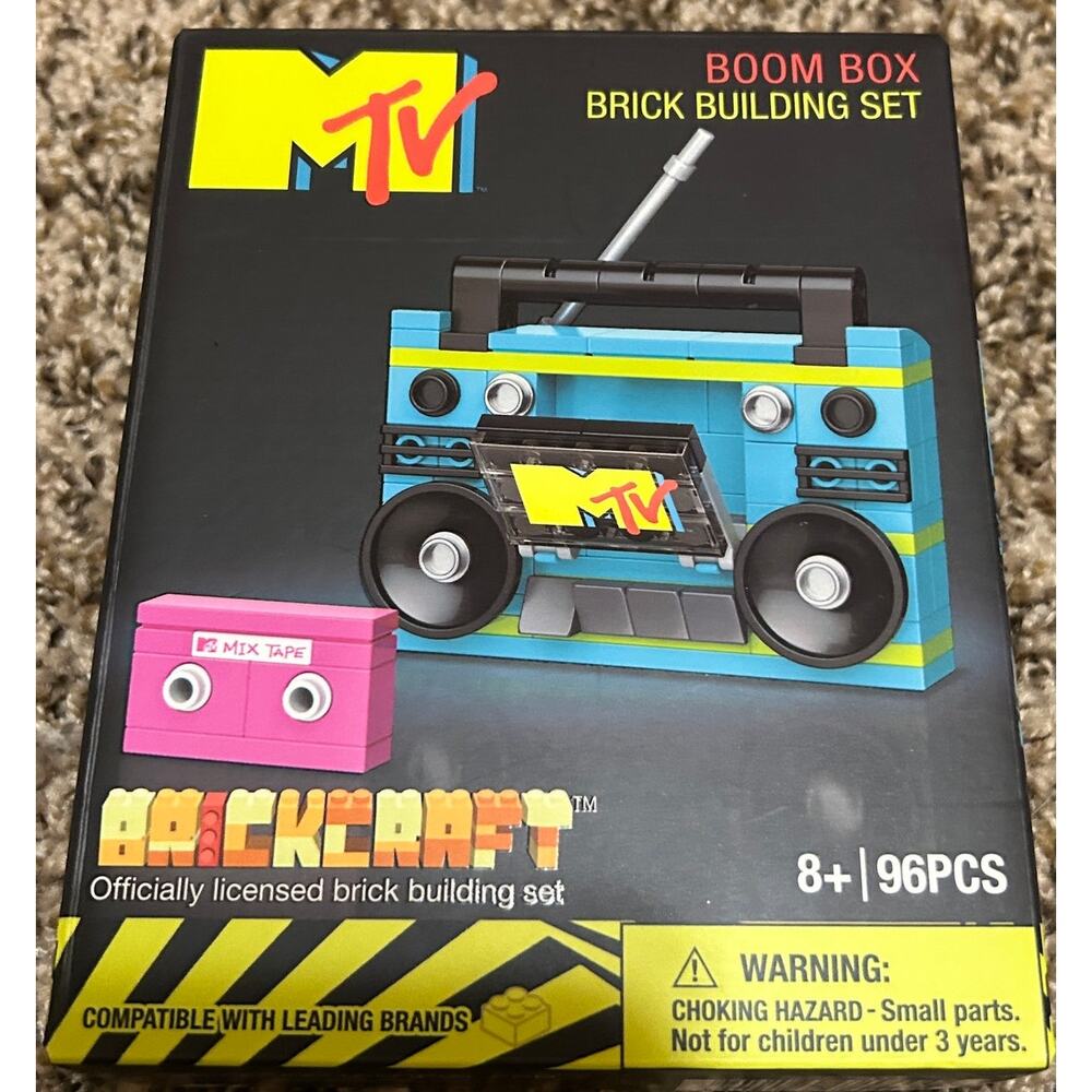 Brickcraft MTV Boom Box Building Set (NEW)